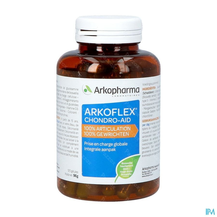 Arkoflex Chondro-aid 100% Gewrichten Caps 120