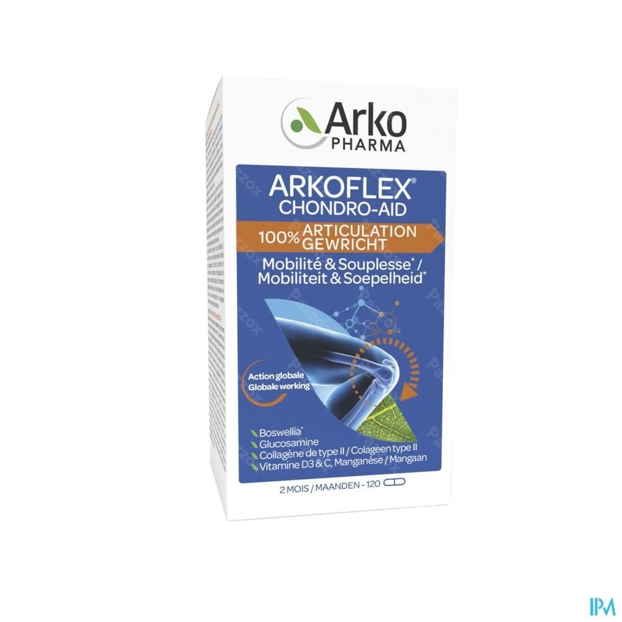 Arkoflex Chondro-aid 100% Gewrichten Caps 120