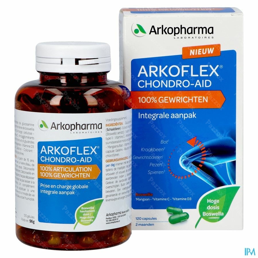 Arkoflex Chondro-aid 100% Gewrichten Caps 120
