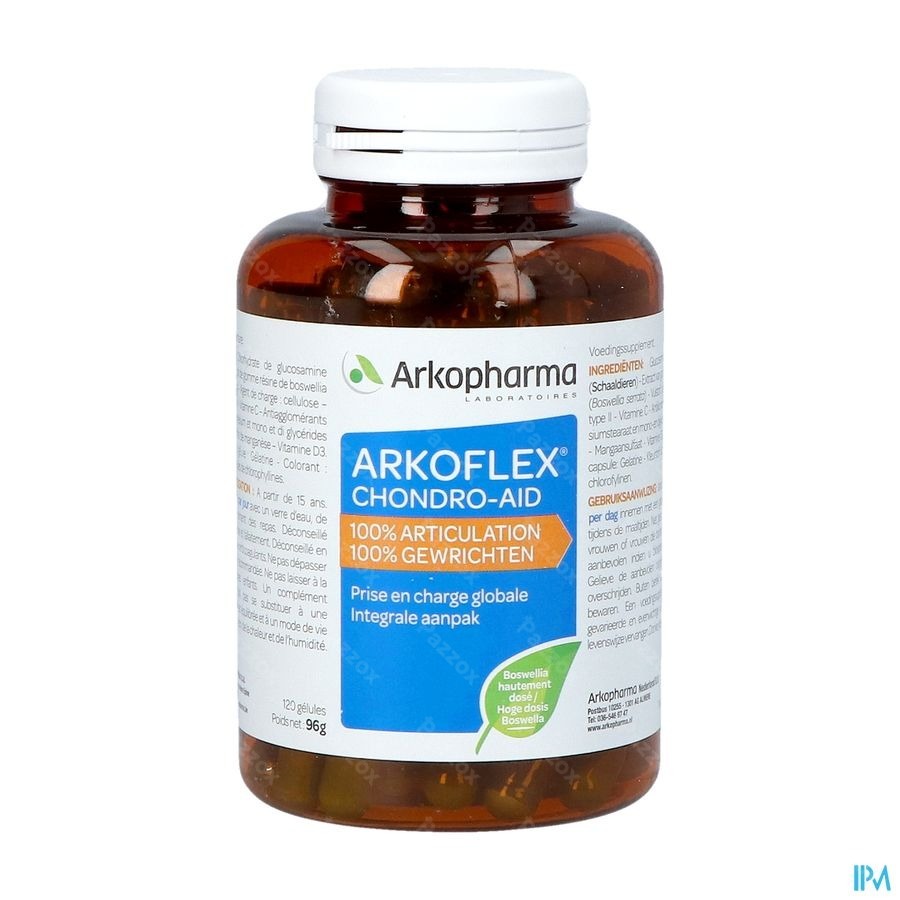 Arkoflex Chondro-aid 100% Gewrichten Caps 120