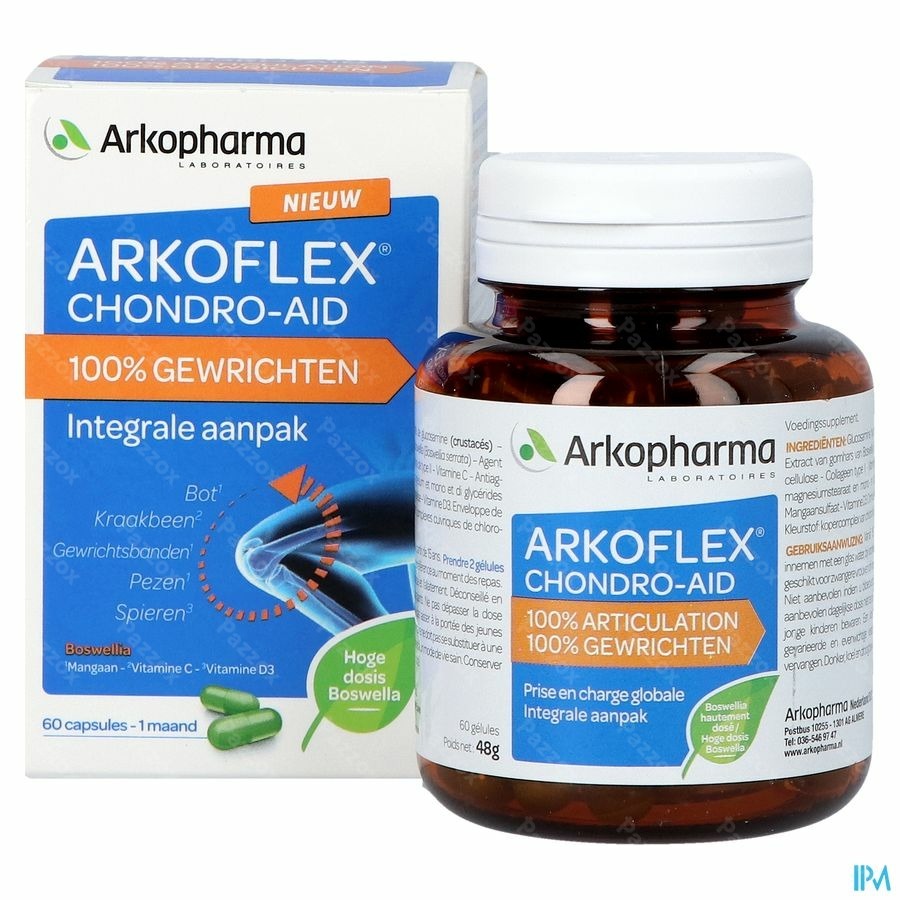 Arkoflex Chondro-aid 100% Gewrichten Caps 60