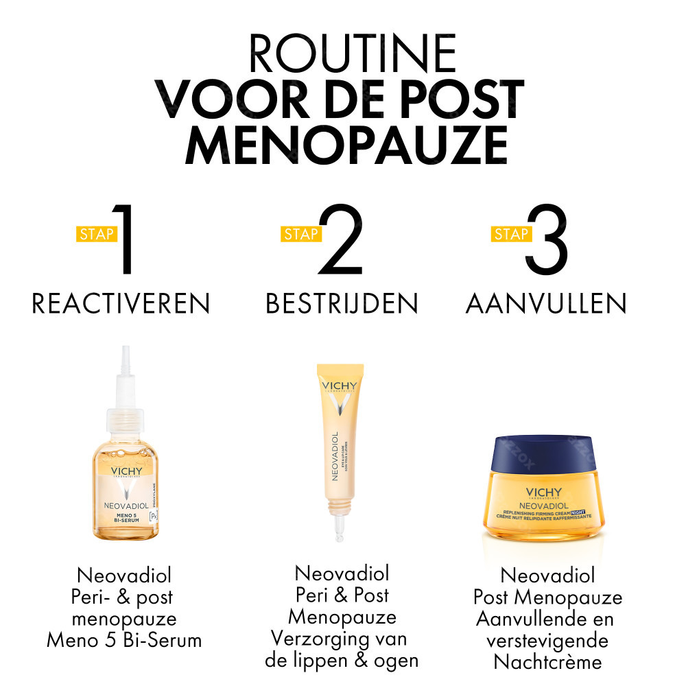 Vichy Neovadiol Post-Menopauze Revitaliserende Nachtcrème 50ml