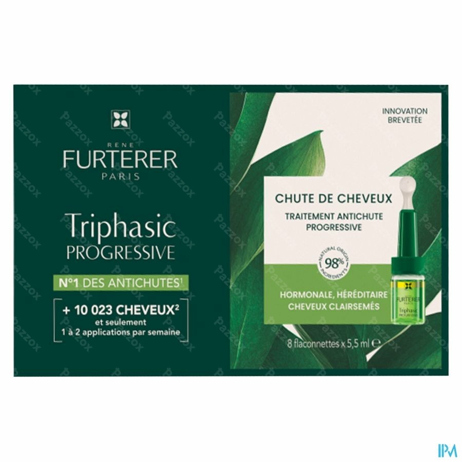 Furterer Triphasic Progressieve Behandeling Haaruitval 8x5,5ml