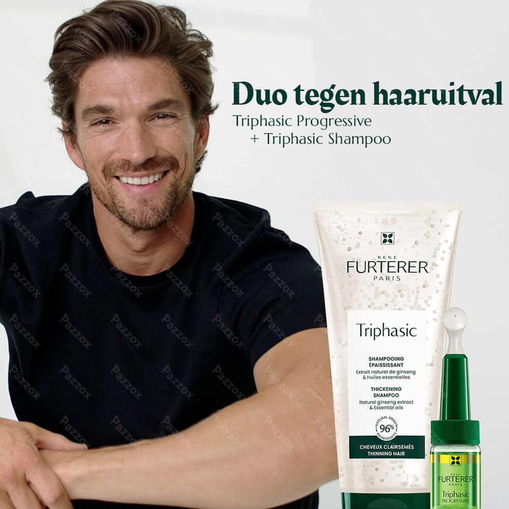 Furterer Triphasic Progressive Behandeling tegen Progressieve Haaruitval 8fl.