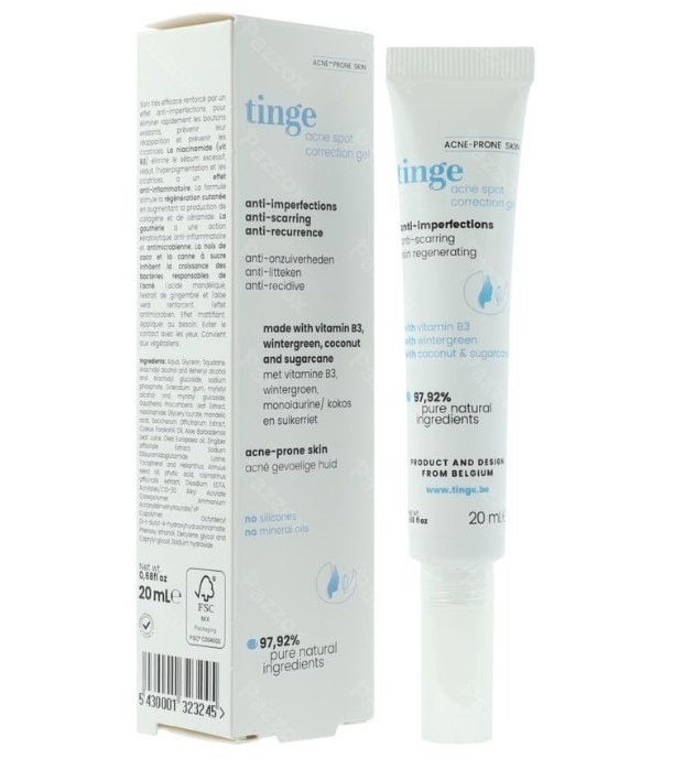 Tinge Acne Spot Correctie Gel Tube 20ml