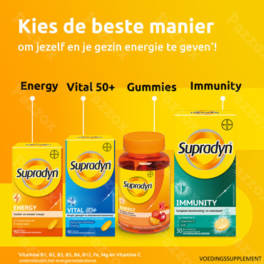 Supradyn Energy Multivitamine Voor Energie bruistabletten 30 