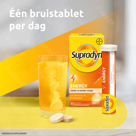 Supradyn Energy Multivitamine Voor Energie bruistabletten 30 
