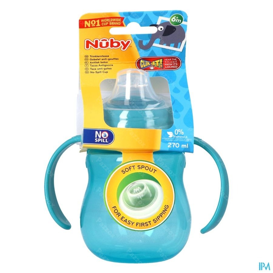 Nuby A/lekbeker Handvaten 6m+ 270ml