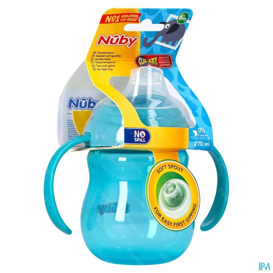 Nuby A/lekbeker Handvaten 6m+ 270ml