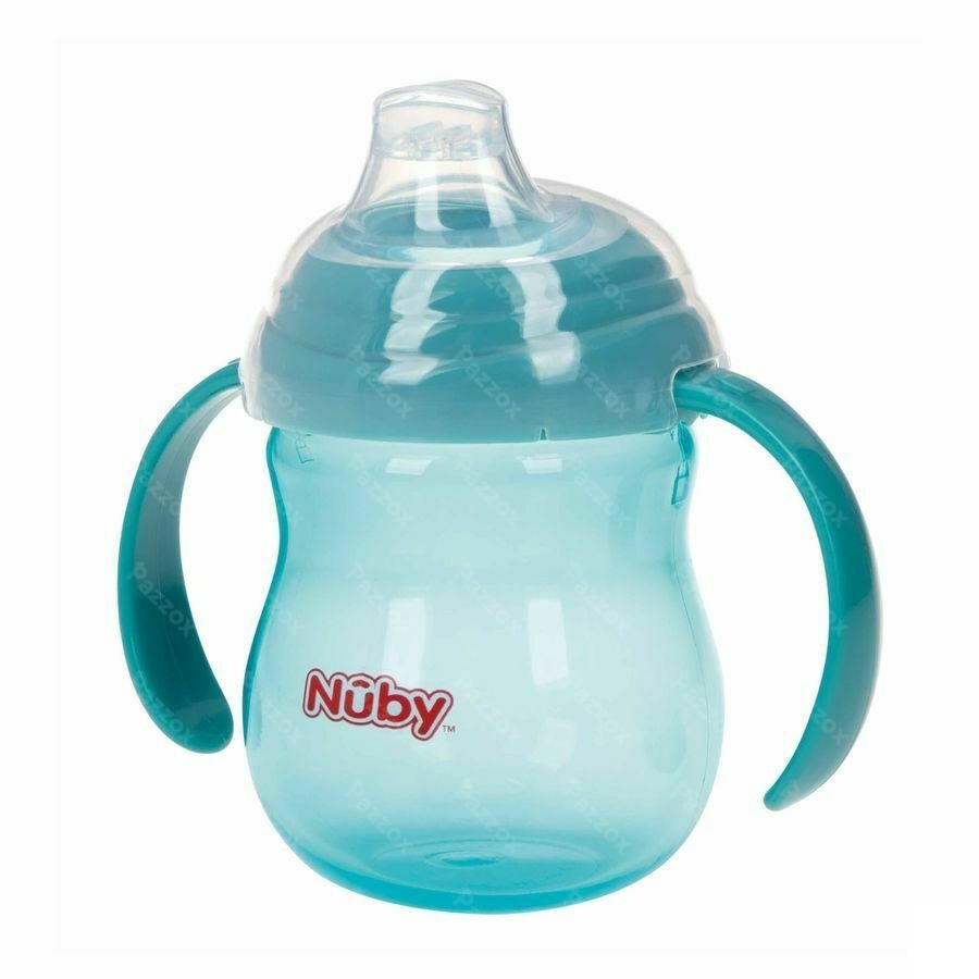 Nuby A/lekbeker Handvaten Aqua 6m+ 270ml