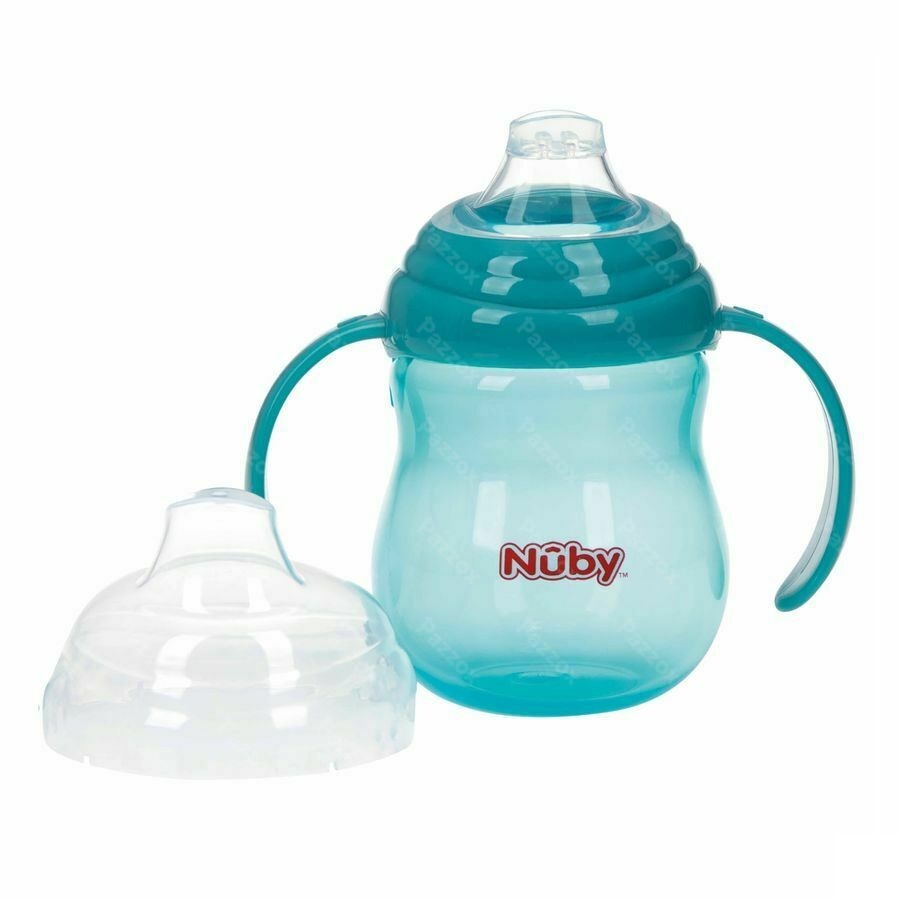 Nuby A/lekbeker Handvaten Aqua 6m+ 270ml
