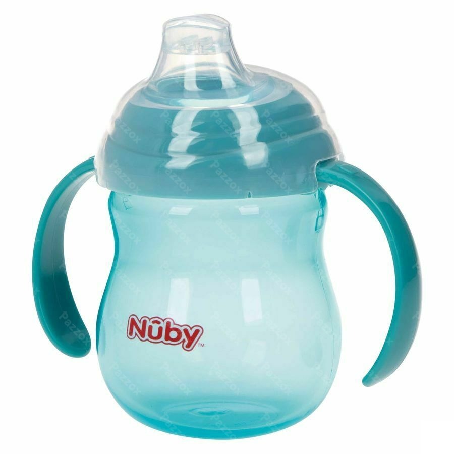 Nuby A/lekbeker Handvaten Aqua 6m+ 270ml