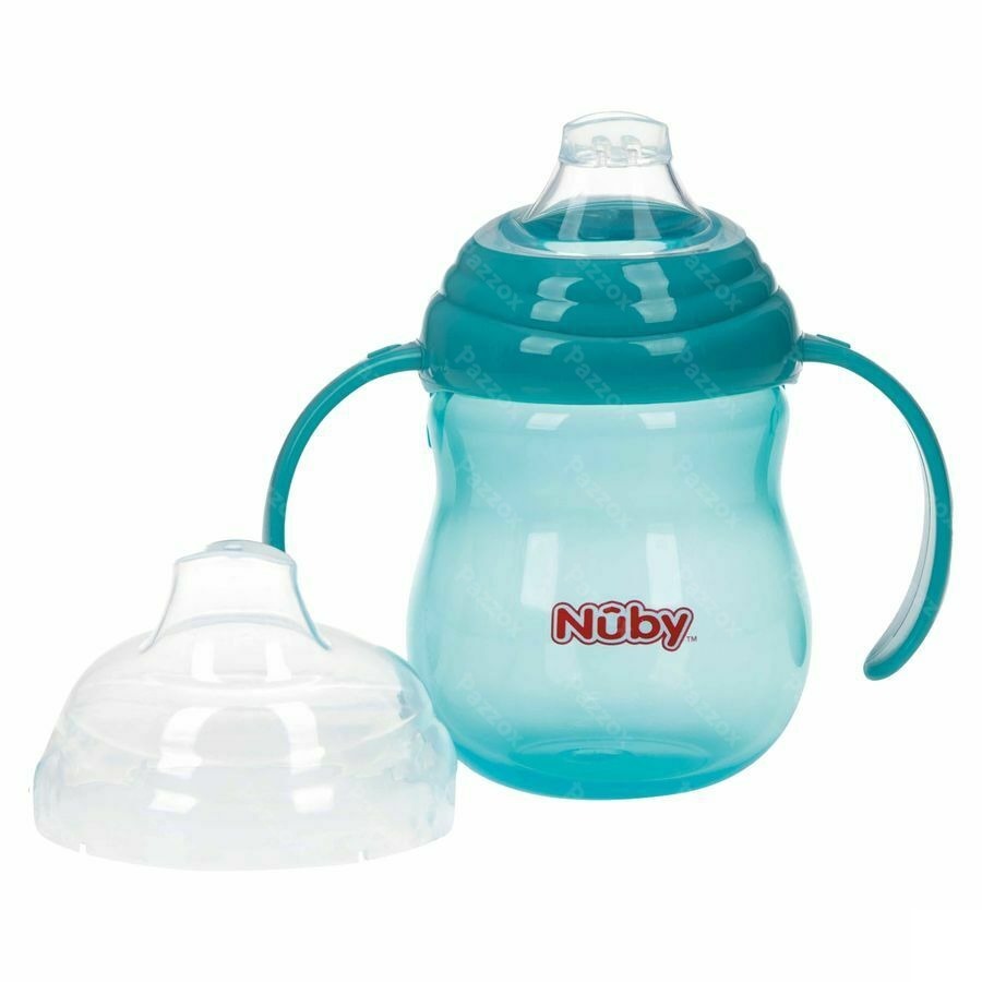 Nuby A/lekbeker Handvaten Aqua 6m+ 270ml