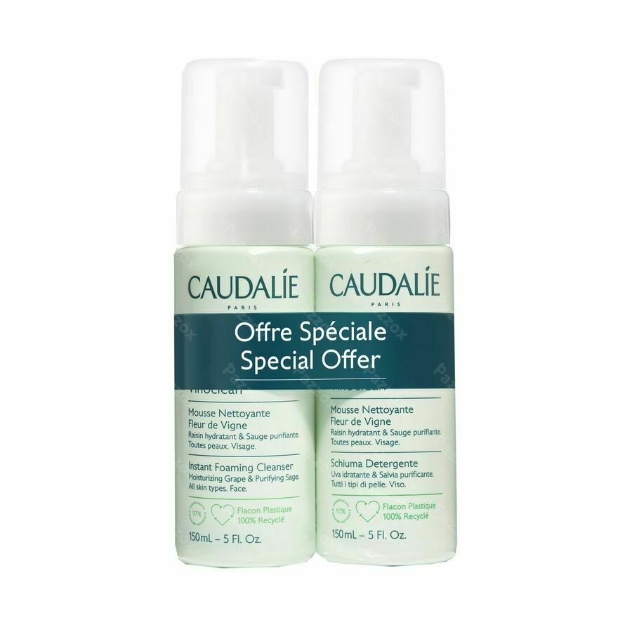 Caudalie Vinoclean Reinigende Mousse Duopack 2x150ml