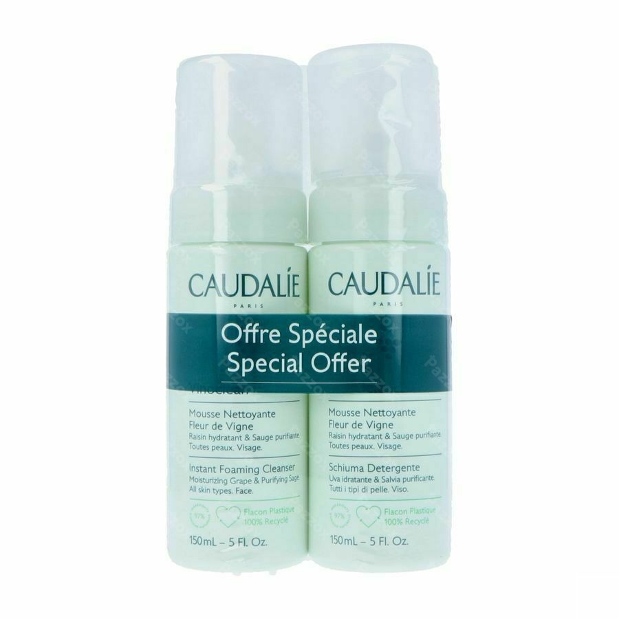 Caudalie Vinoclean Reinigende Mousse Duopack 2x150ml