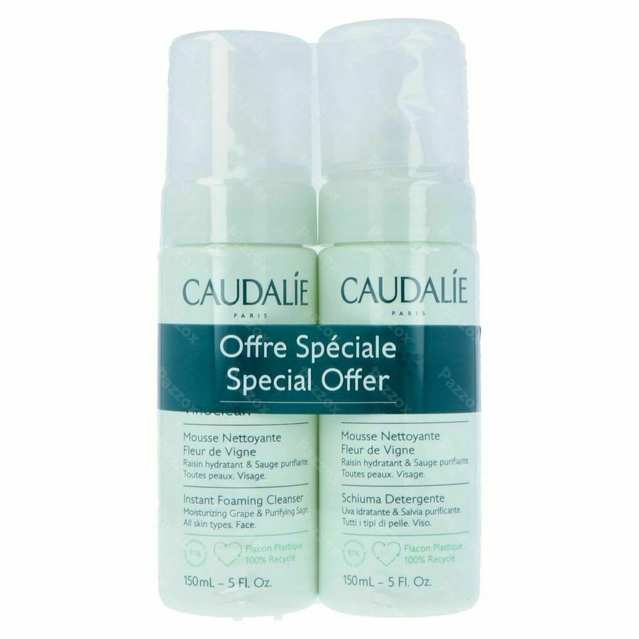 Caudalie Vinoclean Reinigende Mousse Duopack 2x150ml