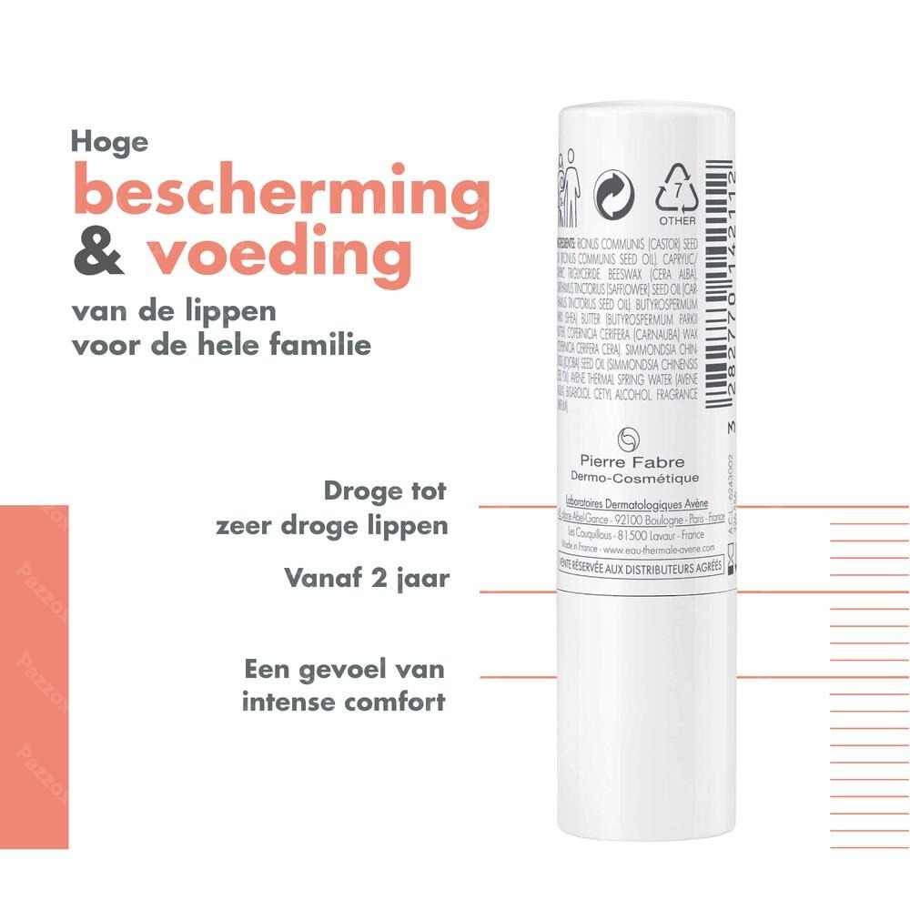 Avène Cold Cream Verzorgende Lipbalsem 4g