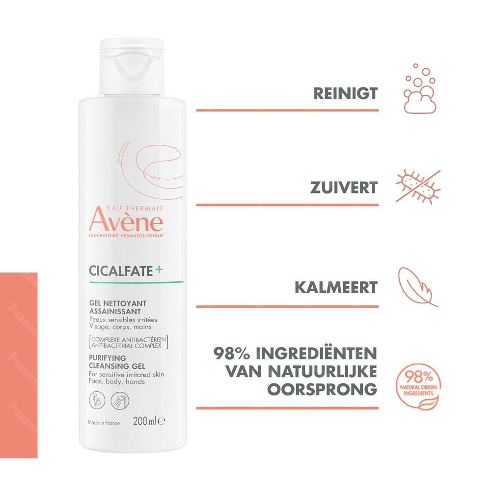 Avène Cicalfate + zuiverende Reinigingsgel 200ml