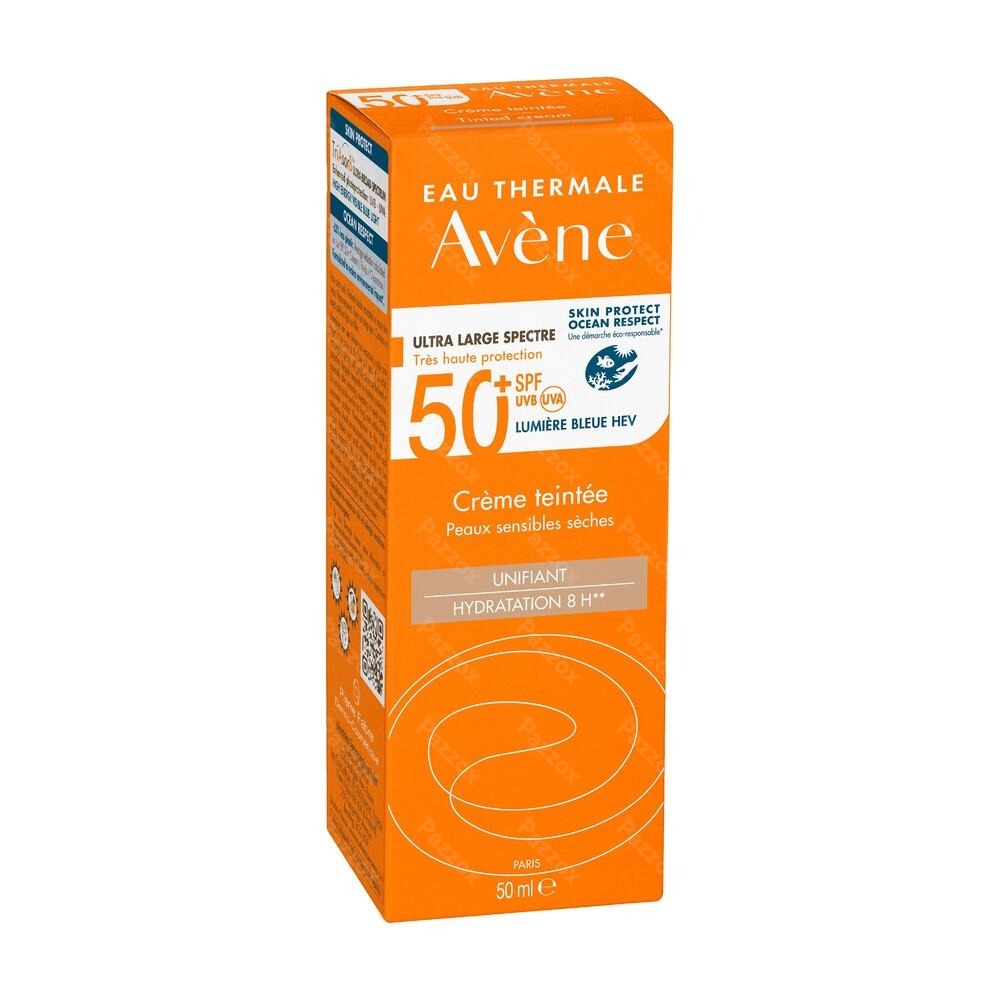 Avène Getinte Zonnecrème SPF50+ 50ml