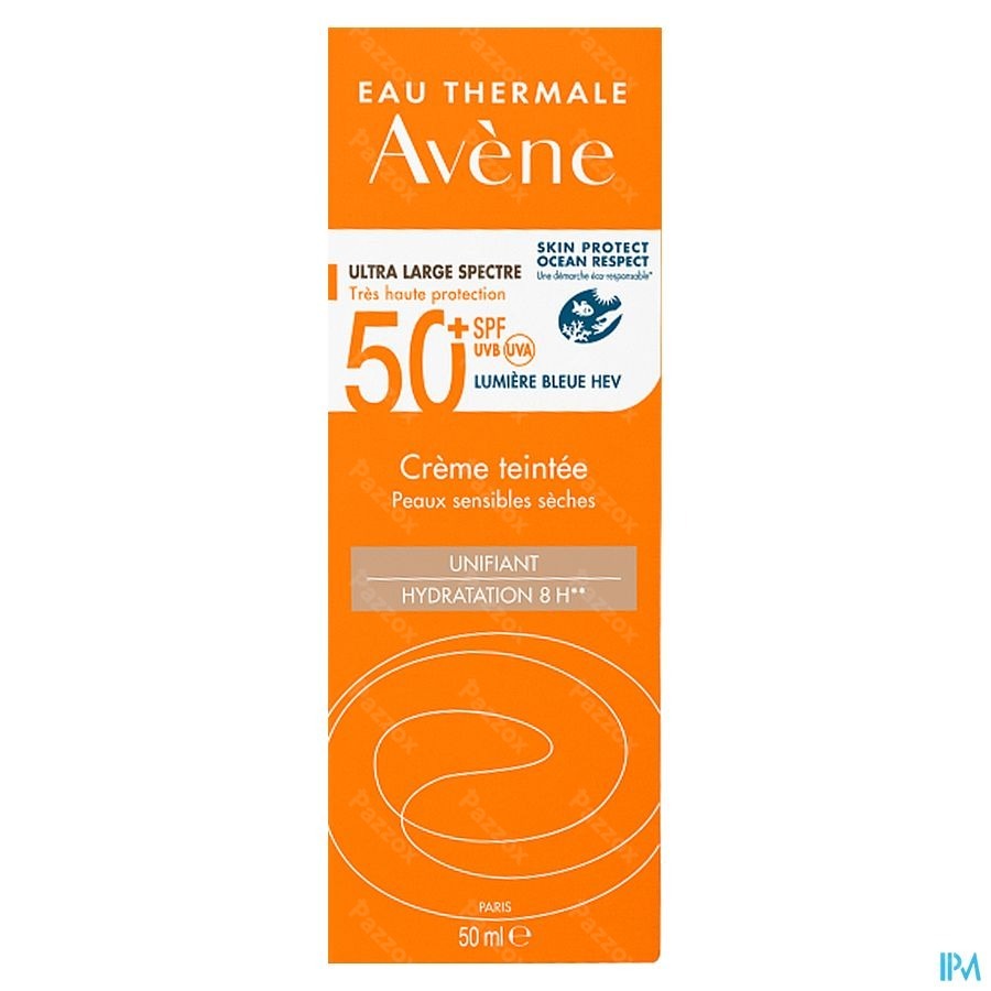 Avène Getinte Zonnecrème SPF50+ 50ml