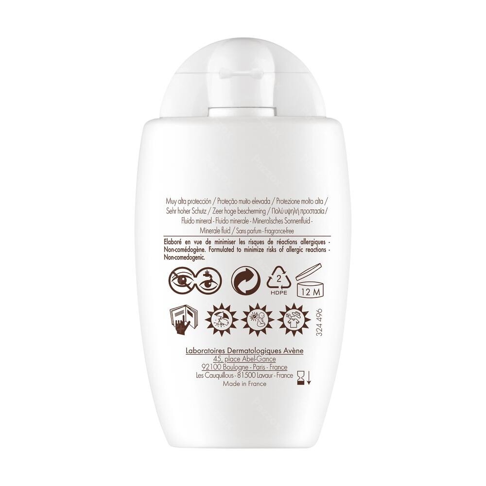 Avène Minerale Zonnefluïde SPF50+ 40ml