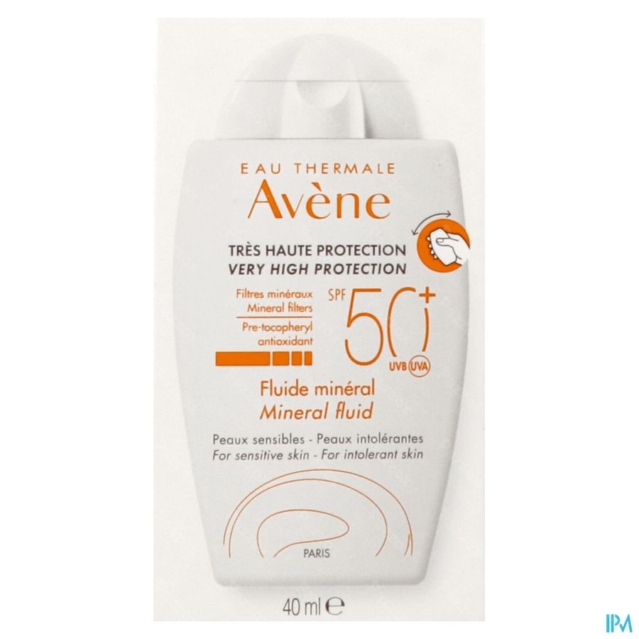Avène Minerale Zonnefluïde SPF50+ 40ml