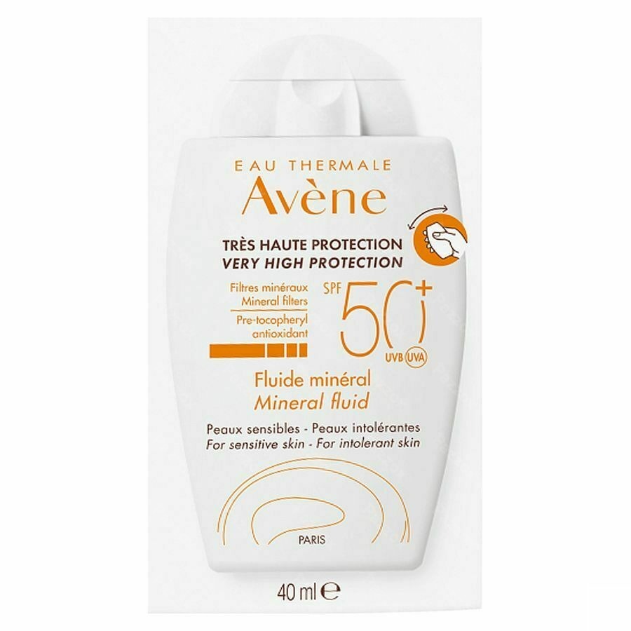 Avène Zon Minerale Getinte Intolerante Huid Fluide SPF50+ 40ml