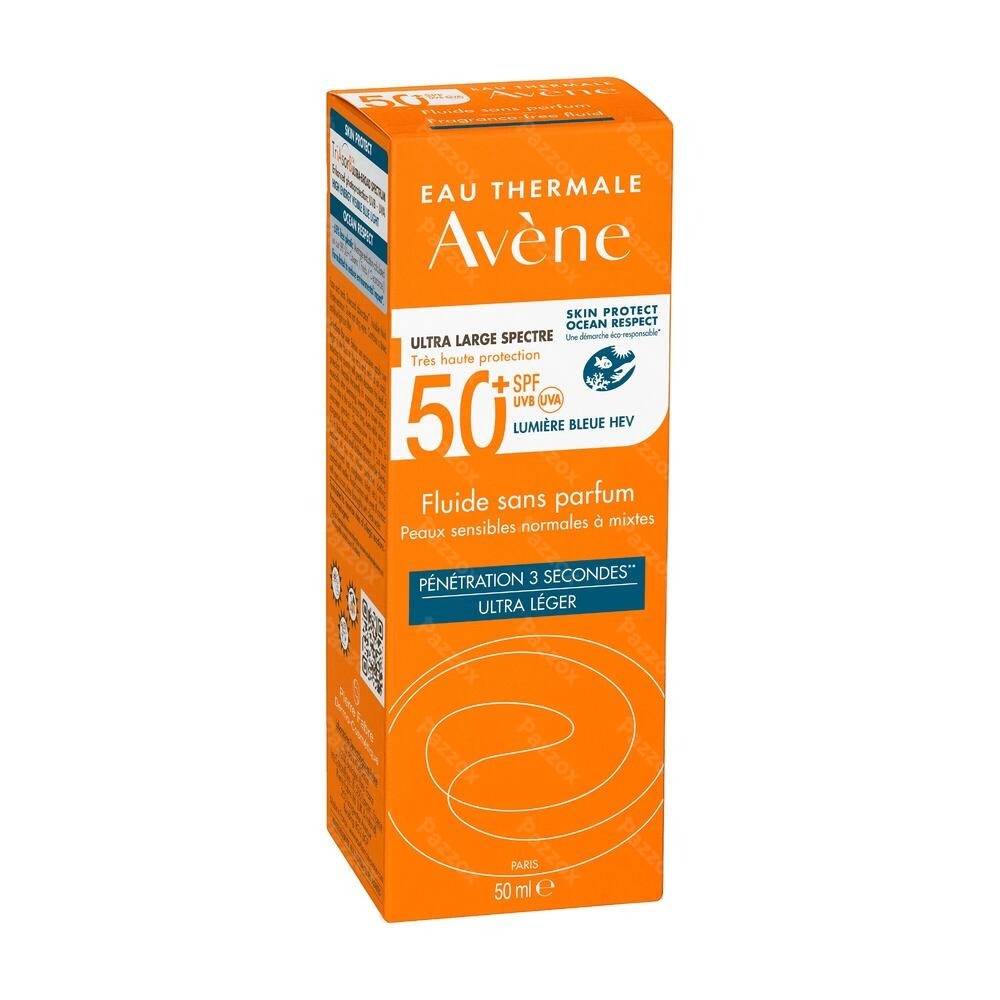 Avène Zonnefluide SPF50+ Zonder Parfum 50ml