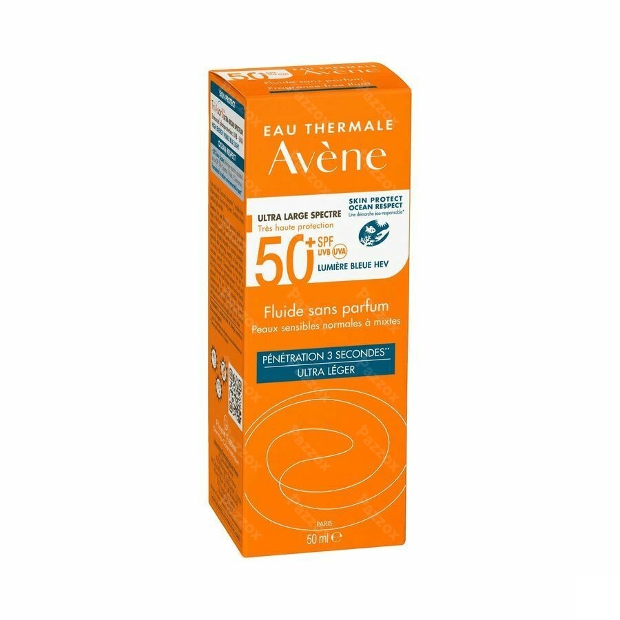 Avène Zonnefluide SPF50+ Zonder Parfum 50ml