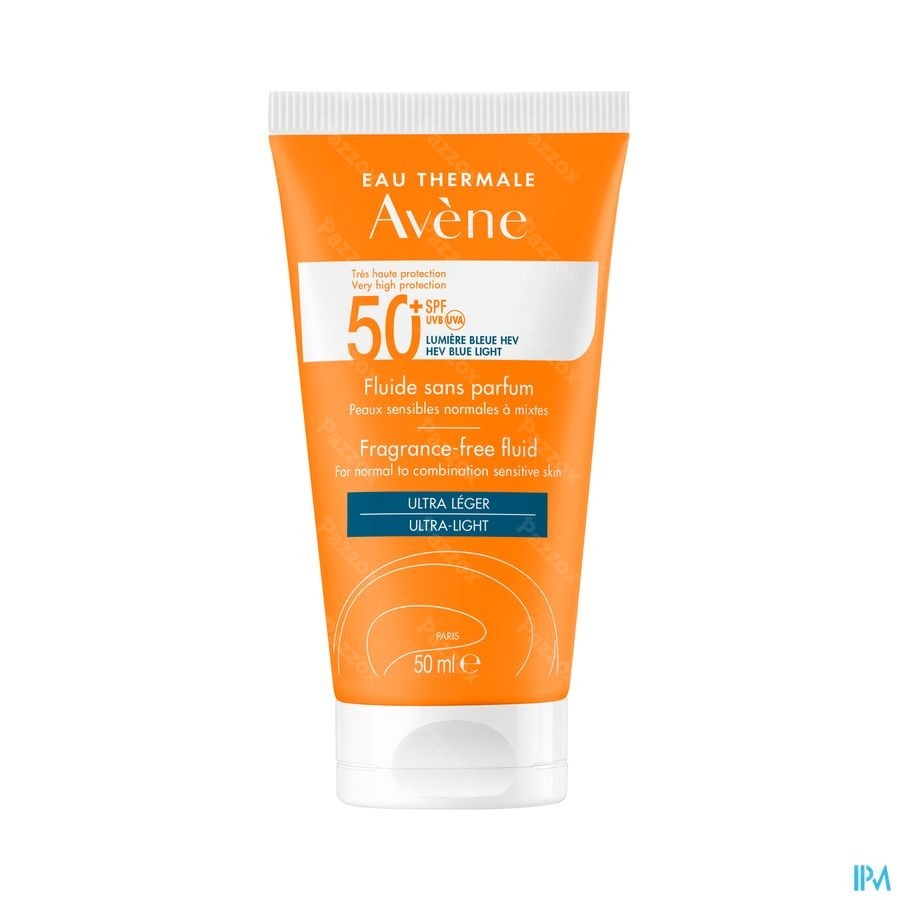 Avène Zonnefluide SPF50+ Zonder Parfum 50ml