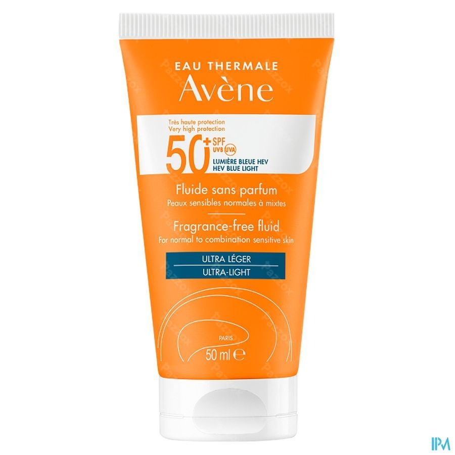 Avène Zonnefluide SPF50+ Zonder Parfum 50ml