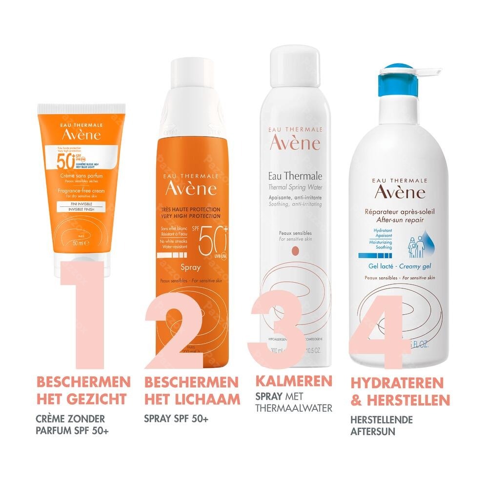Avène Zonnecrème SPF50+ Zonder Parfum 50ml