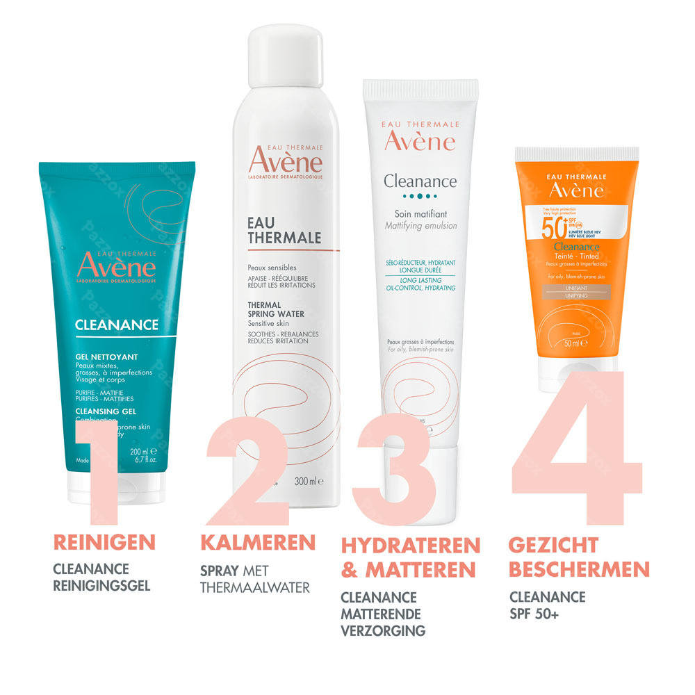 Avène Cleanance Getinte Zonnecrème SPF50+ 50ml