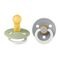 Bibs 2 Fopspeen Glow In The Dark Sage/cloud 2 Stuks