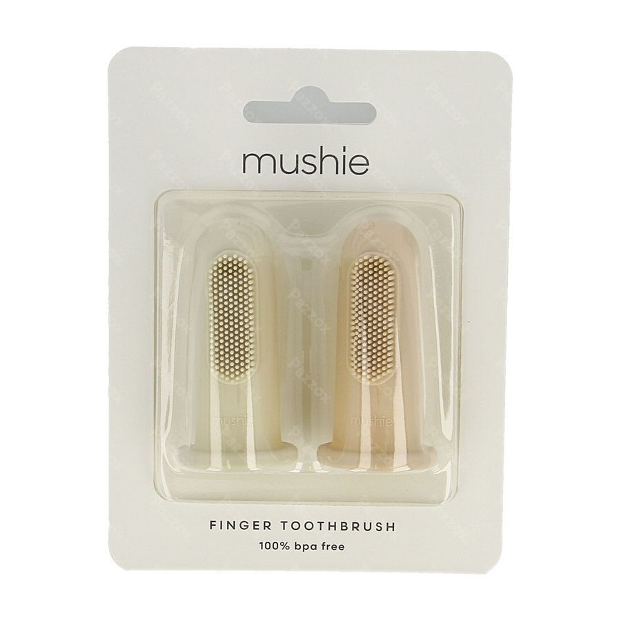 Mushie Tandenborstel Baby Duo Blush 2