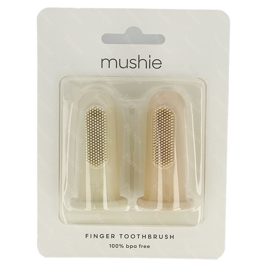 Mushie Tandenborstel Baby Duo Blush 2