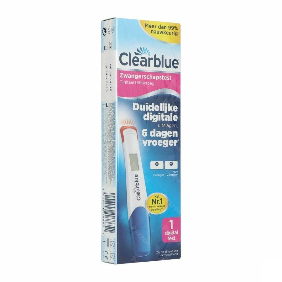Clearblue Zwangerschapstest Digitaal Ultravroeg 1