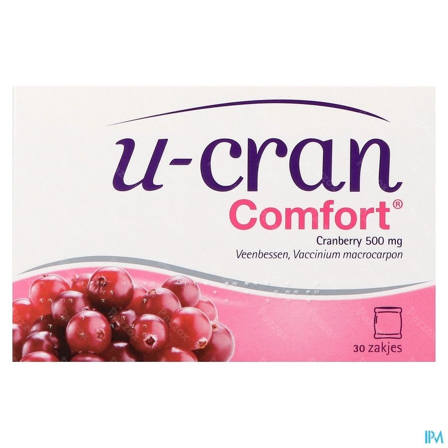 U-Cran Comfort Voedingssupplement Urinair Comfort 30 Poederzakjes