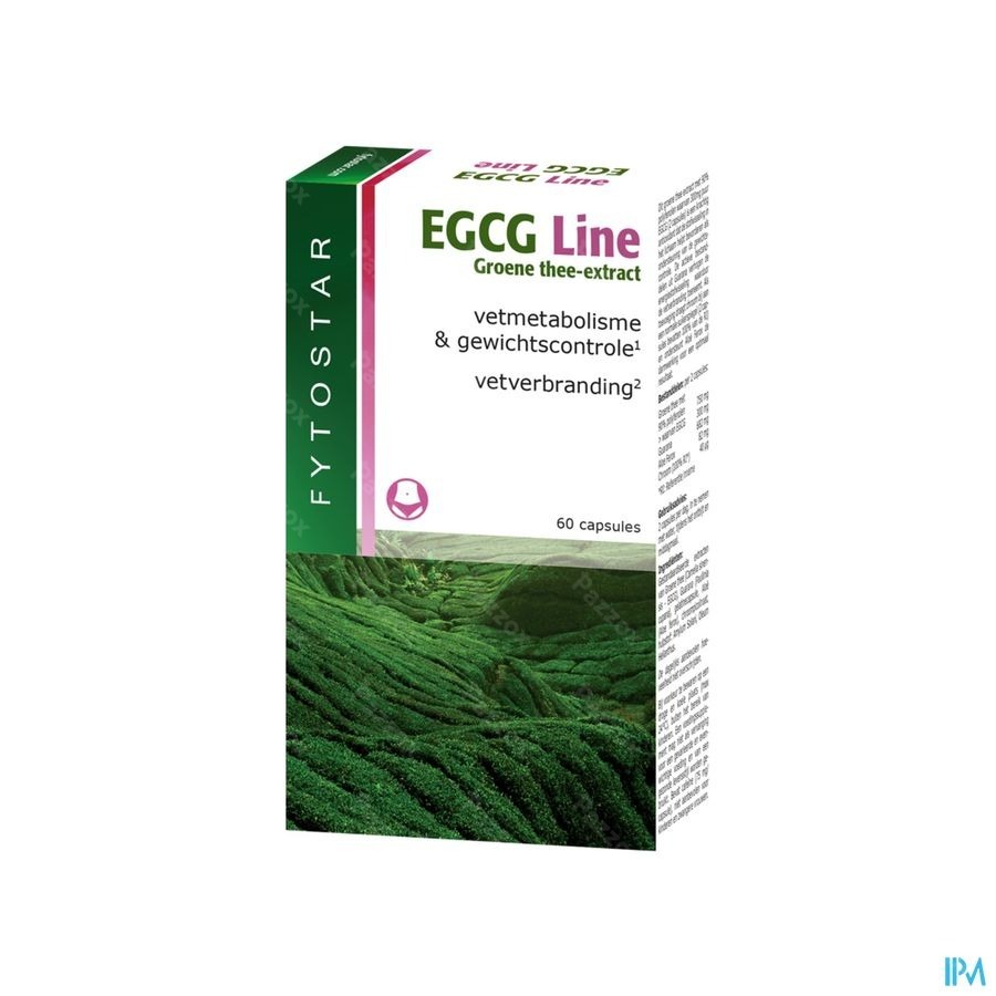 Fytostar Egcg Line Vetverbranding En Gewichtscontrole Voedingssupplement 60 Capsules