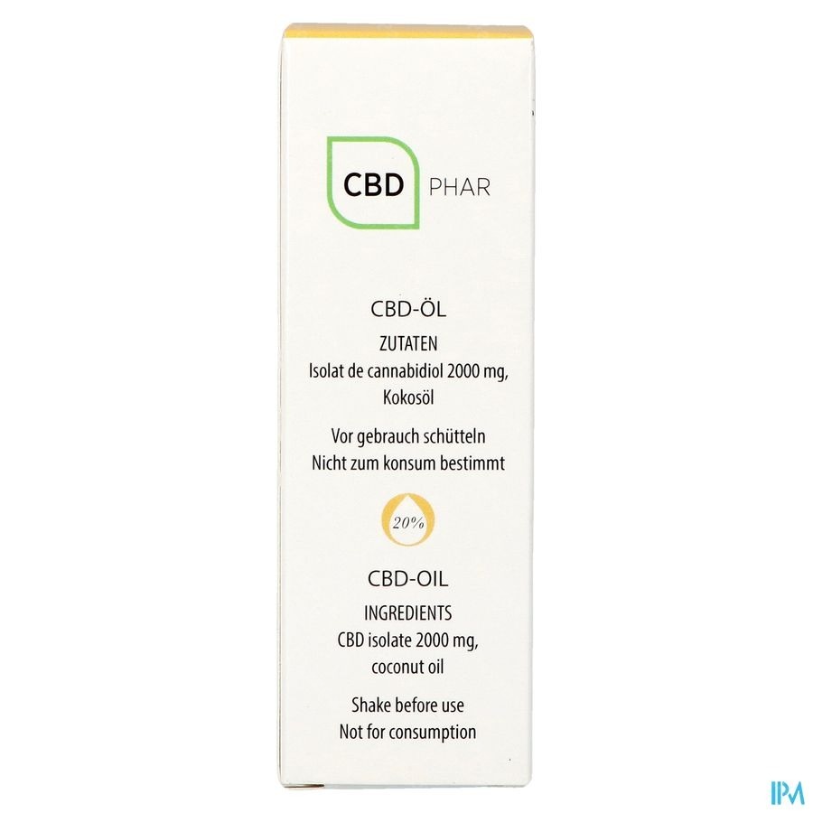 Cbd-olie 20% 10ml Cbd-phar