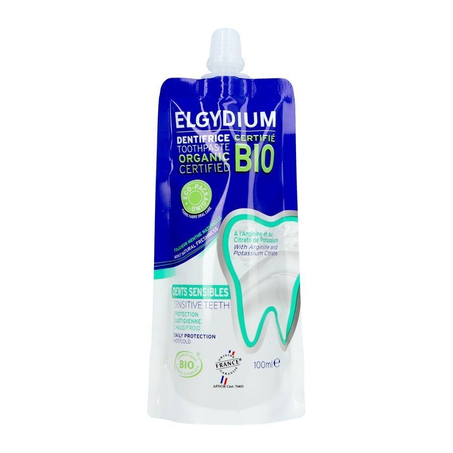 Elgydium Tandpasta Gevoelige Tanden Bio 100ml