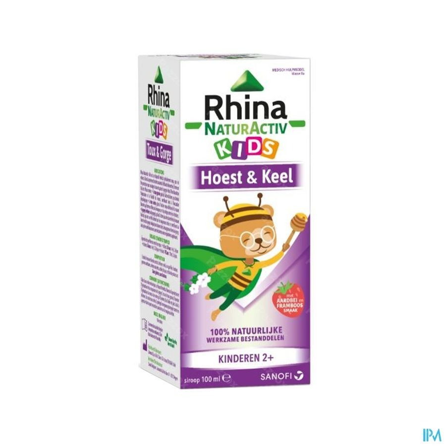 Rhina NaturActiv Kids Hoest Siroop 100ml