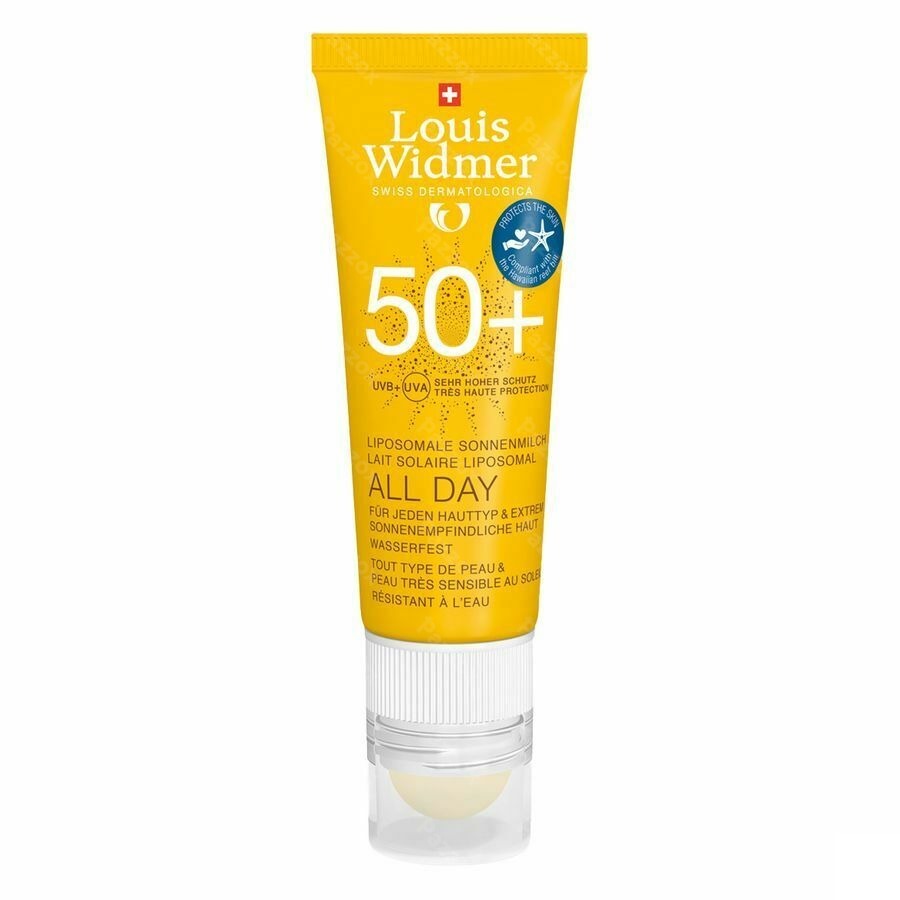 Louis Widmer Sun All Day SPF50+ Zonnecrème met Lippenverzorging 25ml