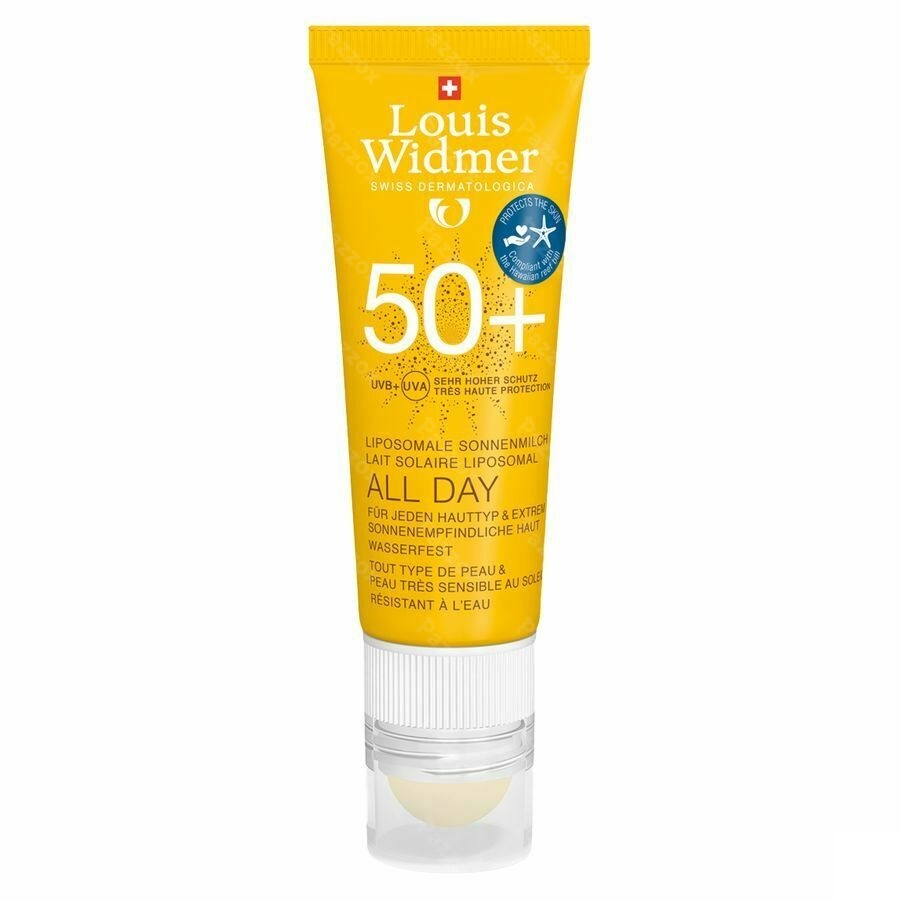 Louis Widmer Sun All Day SPF50+ Zonnecrème met Lippenverzorging 25ml