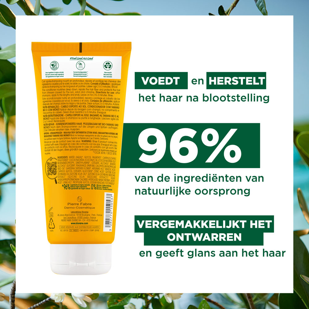 Klorane Conditioner Tamanu & Monoi Bio 200ml