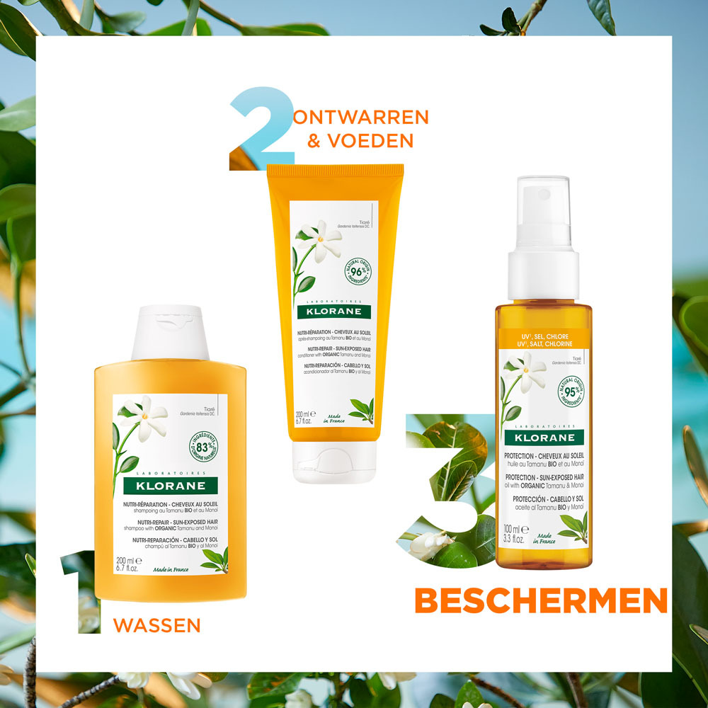 Klorane Zonnebescherming Olie Tamanu En Monoi Bio