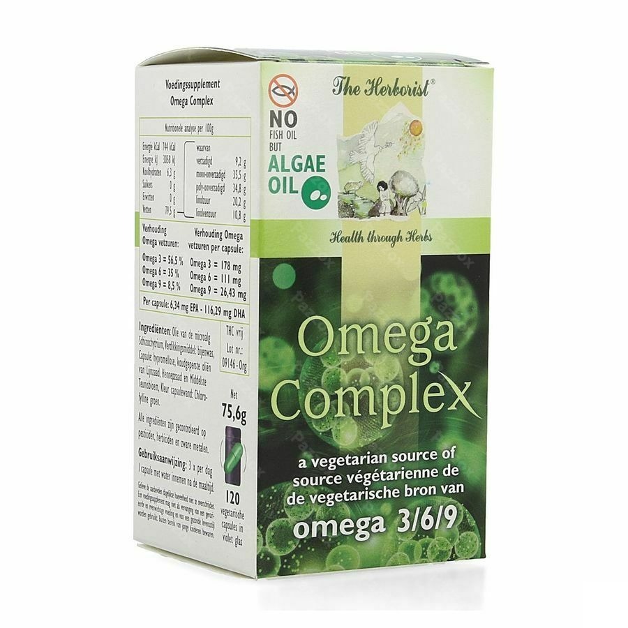 Herborist Omega Complex Algae Oil Vegetarisch 120 capsules