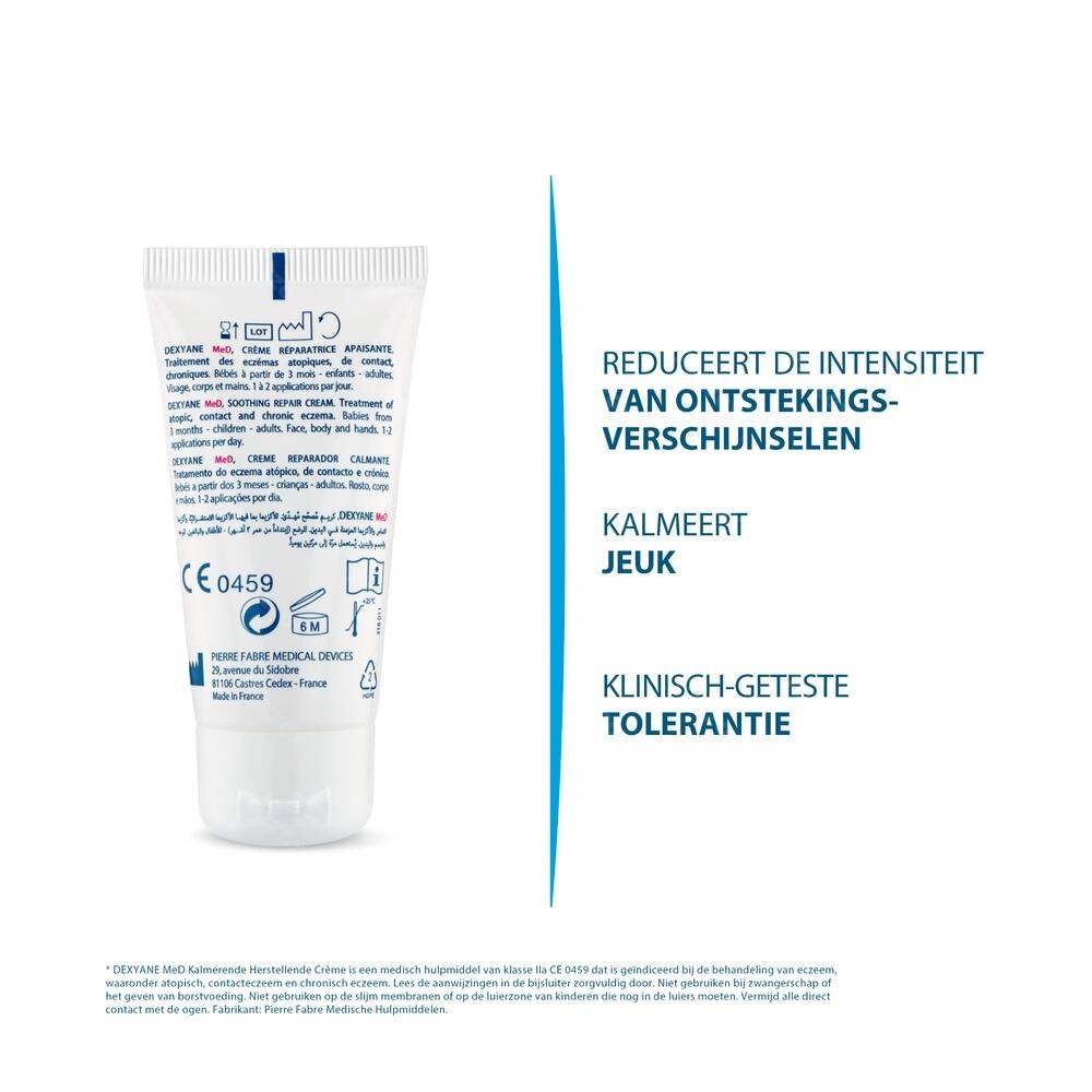 Ducray Dexyane Med Herstellende en Verzachtende Crème 30ml