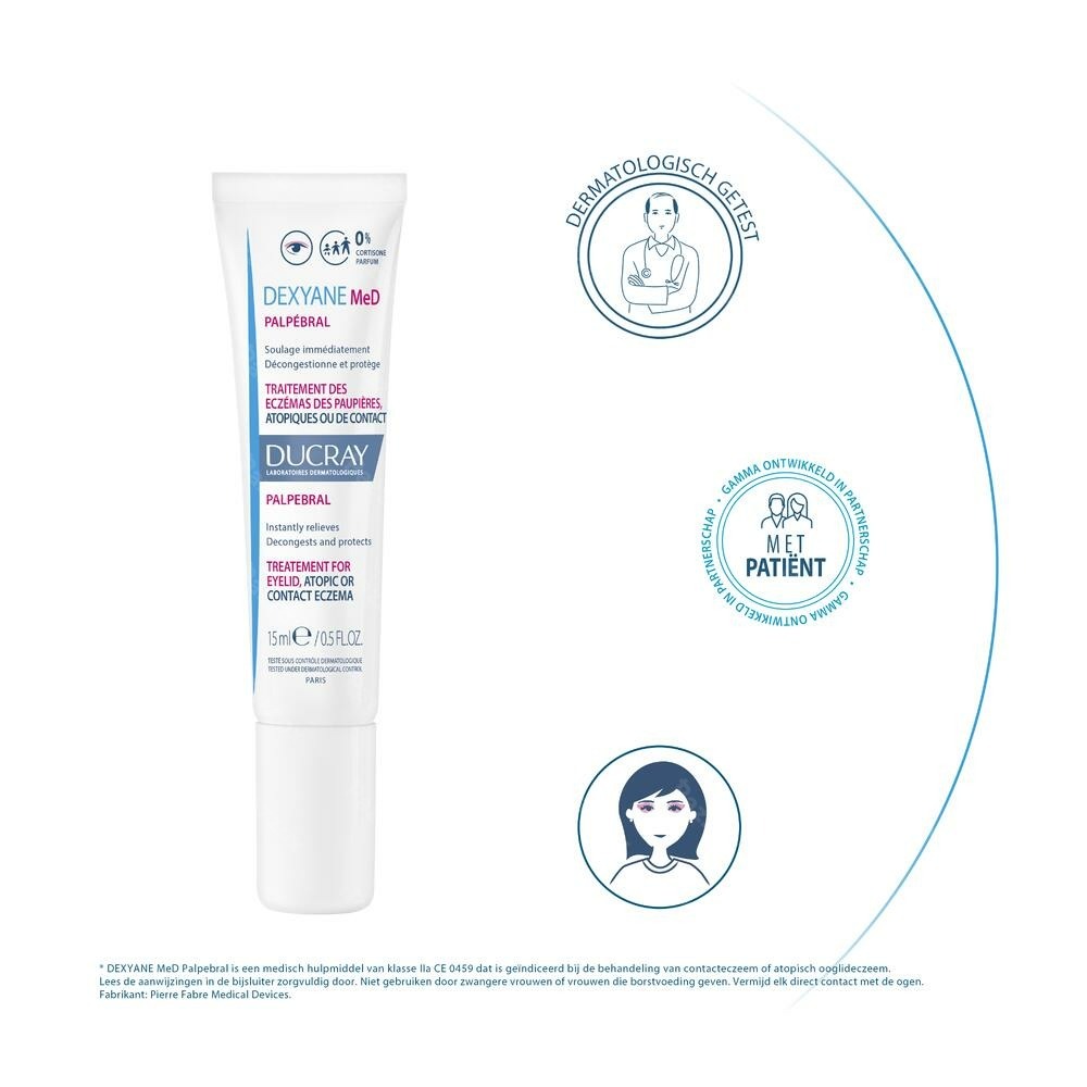Ducray Dexyane Med Oogleden Crème Eczeem 15ml