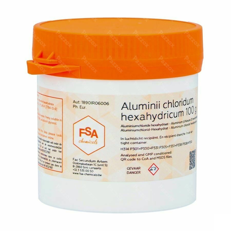 Aluminium Chloride Hexahydraat 100g Magis